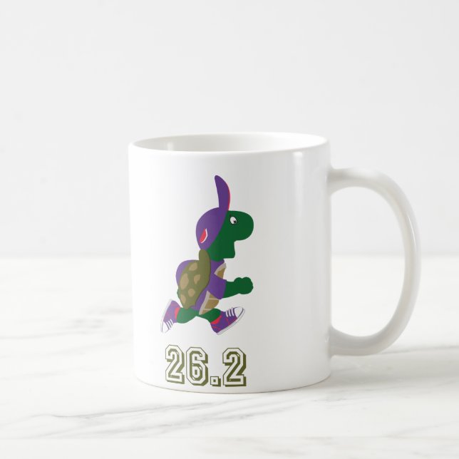Taza De Café Corredor de tortuga 26.2 (Derecha)