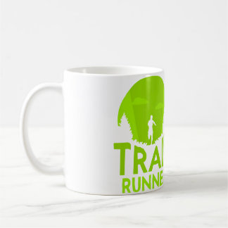 Taza De Café Corredor de Trail Running Senderos
