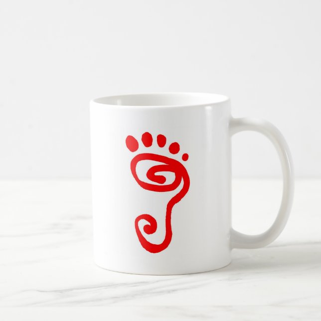 Taza De Café Corredor descalzo (Derecha)