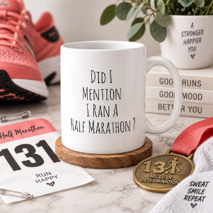 Taza De Café Corredor Divertido de Medio Maratón Corredor de Ma