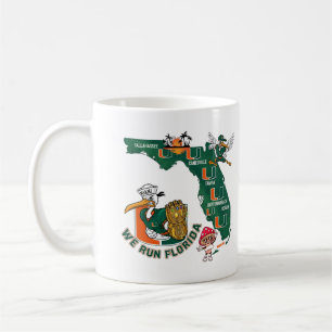 Taza De Café Corremos Gráfica de Día de Partido de Fútbol de Fl
