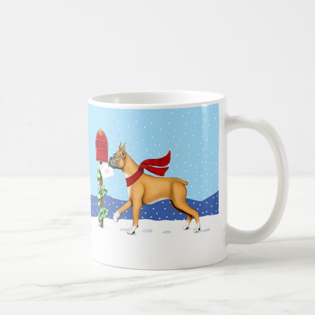 Taza De Café Correo de Navidades Boxer (Derecha)