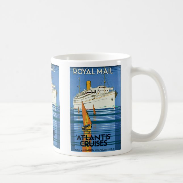 Taza De Café Correo Real "Cruceros Atlantis" (Derecha)