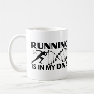Taza De Café Correr está en mi ADN