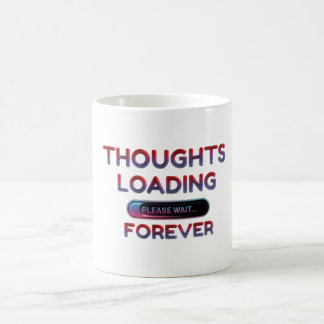 Taza De Café Corriendo con bajo poder cerebral