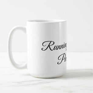 Taza De Café Corriendo con Café y Caos Puro.