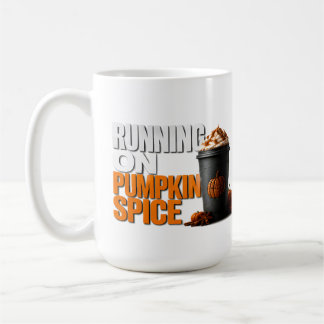 Taza De Café 🎃 Corriendo con sabor a calabaza Otoño Halloween