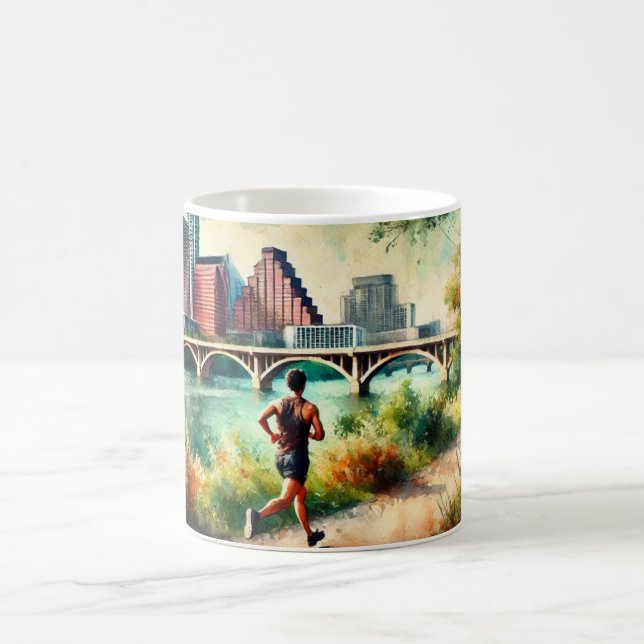 Taza De Café Corriendo en Austin Texas (Centro)