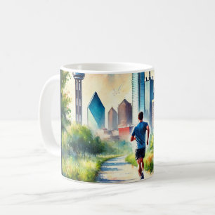 Taza De Café Corriendo en Dallas Texas