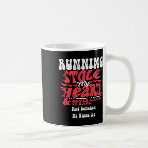 Taza De Café Corriendo Stole My Heart ~ Funny Día de San Valent