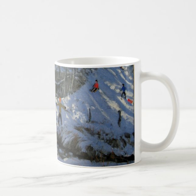 Taza De Café Corriente Derbyshire del invierno (Derecha)