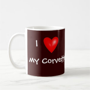 Taza De Café Corro a mi Corvette