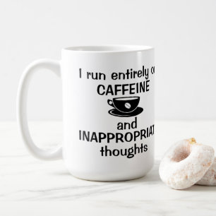 Taza De Café Corro completamente en cafeína