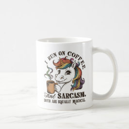 Taza De Café Corro en café y sarcasmo