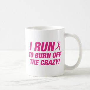 Taza De Café Corro Para Quemar Lo Loco