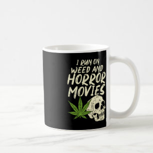Taza De Café Corro películas de terror de maleza se desmoronan