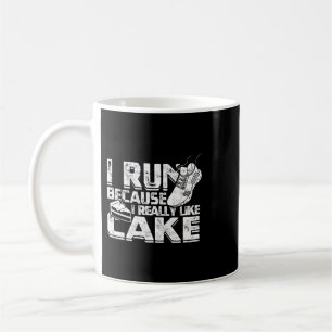 Taza De Café Corro porque me gusta mucho el pastel Jogging