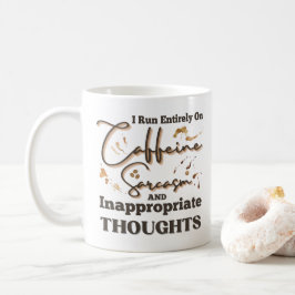 Taza De Café Corro Totalmente En Caffeine Funny Coffee Lover