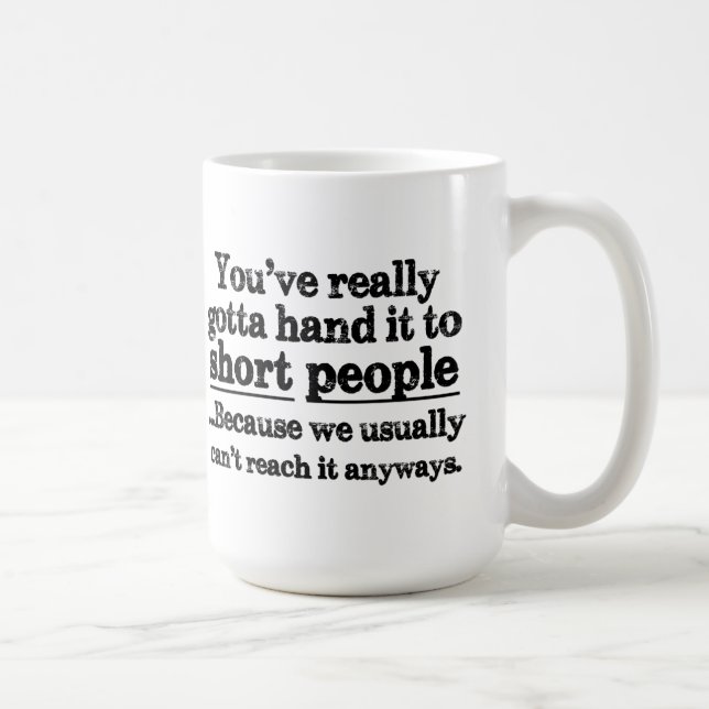 Taza de café corta divertida de la cita de la (Derecha)