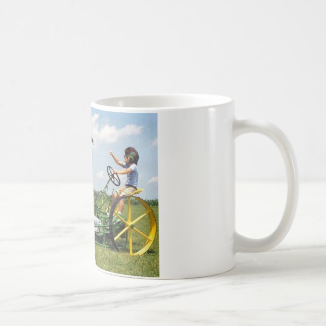 Taza De Café Cortacésped grande del bloque (Derecha)