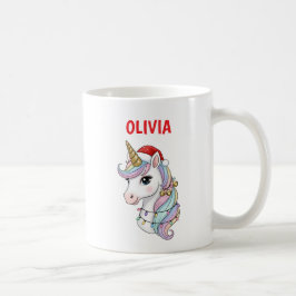 Taza De Café Cortar Navidades Unicorn Mug