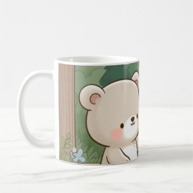 Taza De Café Cortar oso (Izquierda)
