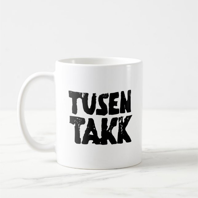 Taza De Café Corte de lingotes en blanco y negro (Izquierda)