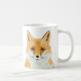 Taza De Café Corte Little Red Fox - transparente.