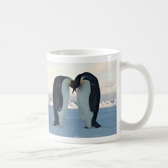 Taza De Café Cortejo del pingüino de emperador (Derecha)