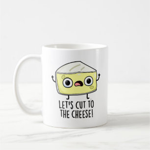Taza De Café Cortemos al divertido bollo de comida de queso