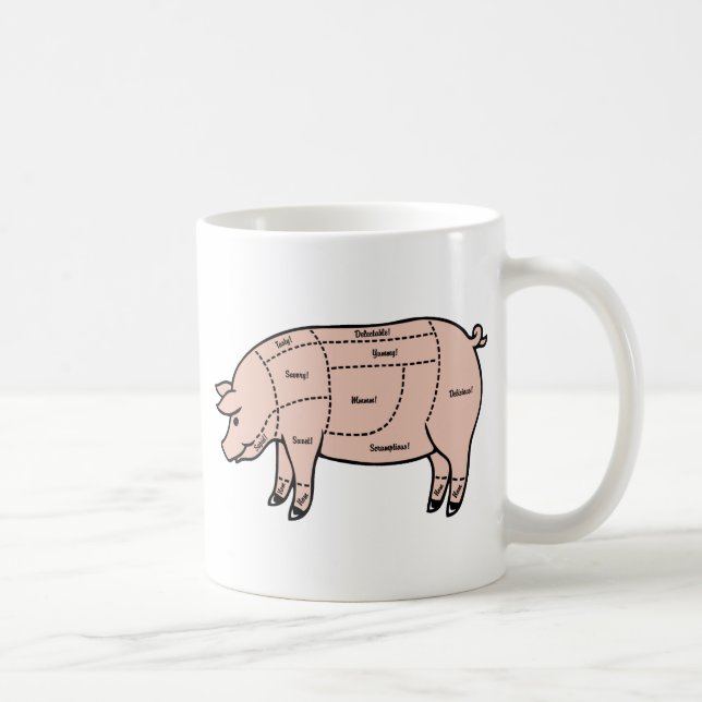 Taza De Café Cortes de cerdo (Derecha)