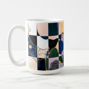 Taza De Café Cortina Luxe Checkerboard