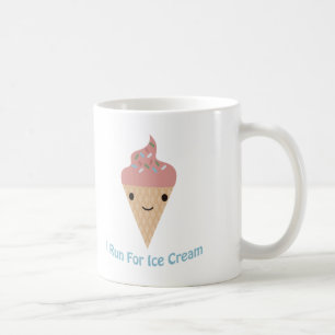 Taza De Café Corto que corro por el helado