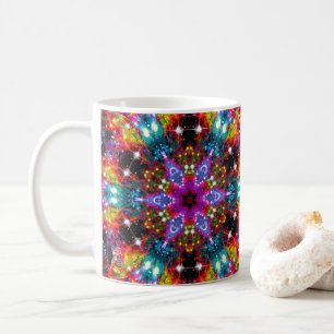 Taza De Café Coruscación Estelar Calidoscopio