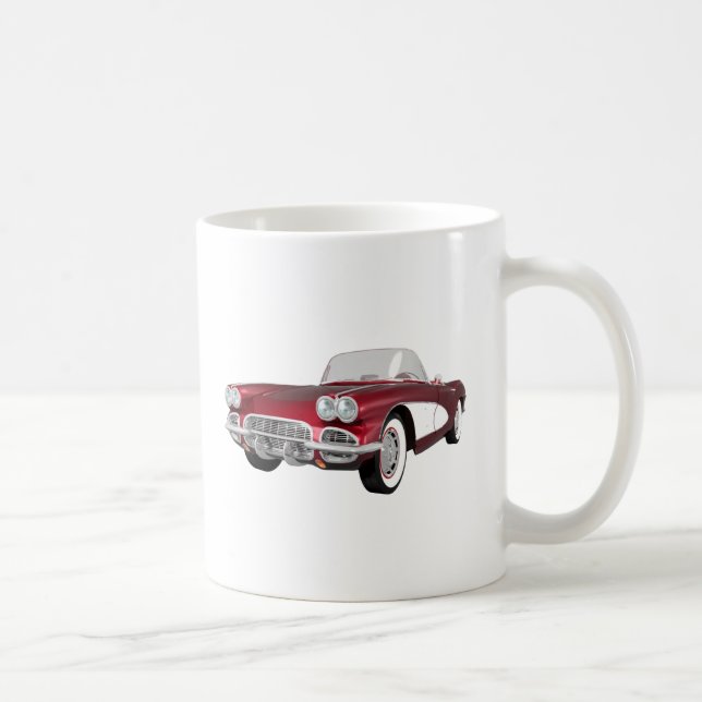Taza De Café Corvette 1961 C1: El caramelo Apple acaba: (Derecha)