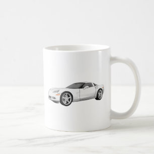 Taza De Café Corvette 2008: Coche de deportes: Final blanco: