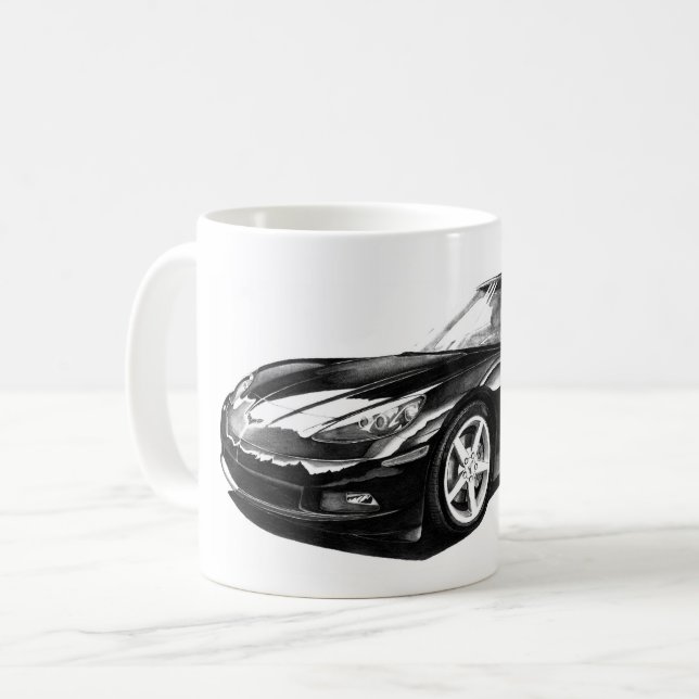 Taza De Café Corvette C6 (Anverso izquierdo)