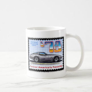 Taza De Café Corvette de plata de la edición especial del