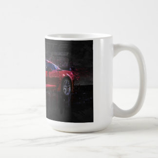 Taza De Café Corvette rojo oscuro Z06