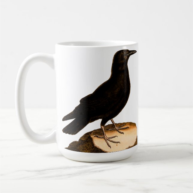 Taza De Café Corvids Bird Crow o Raven Coffee Mug (Izquierda)