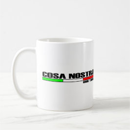 TAZA DE CAFÉ COSA NOSTRA (NUESTRA COSA)