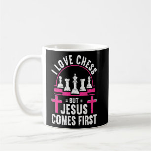 Taza De Café Cosas de ajedrez Club de ajedrez Merch Christian J