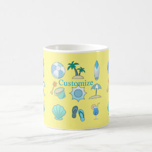 Taza De Café Cosas de vida en la playa Thunder_Cove
