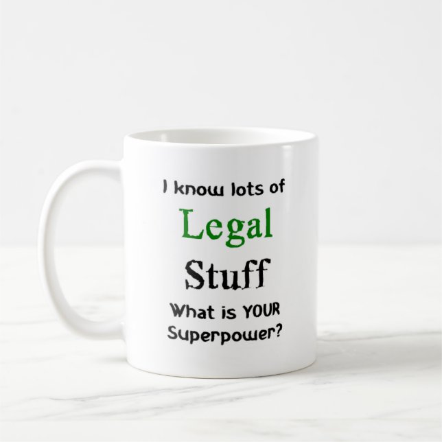 Taza De Café cosas legales (Izquierda)