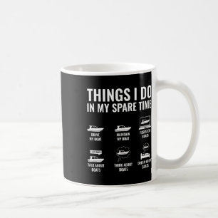 Taza De Café Cosas Que Hago En Mi Tiempo De Repuesto Capitán Bo