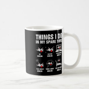 Taza De Café Cosas que hago en mi tiempo libre Bolos Jugador de