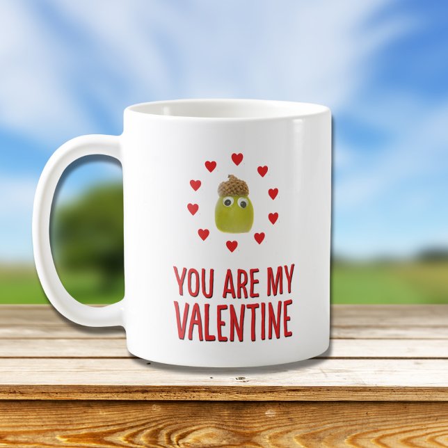 Taza De Café Cosas veganas graciosas El día de San Valentín mug (Subido por el creador)