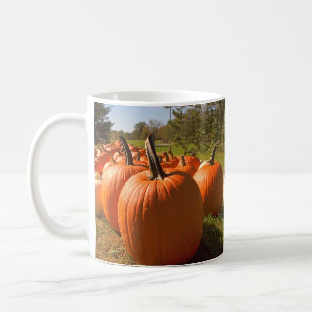 Taza De Café Cosecha de calabaza de café de dos tonos (Izquierda)