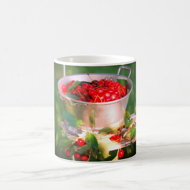 Taza De Café Cosecha de cerezo, huerto de algodón Rosalinde (Centro)