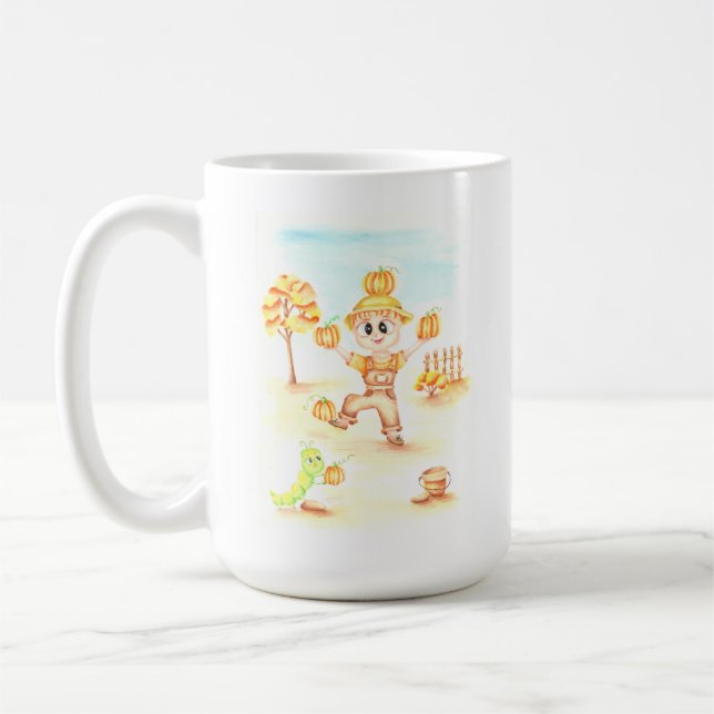 Taza De Café Cosecha de moras niño de jengibre (Izquierda)